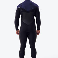 Psycho Tech 4/3mm Chest Zip Full Wetsuit | BLACK/NAVY