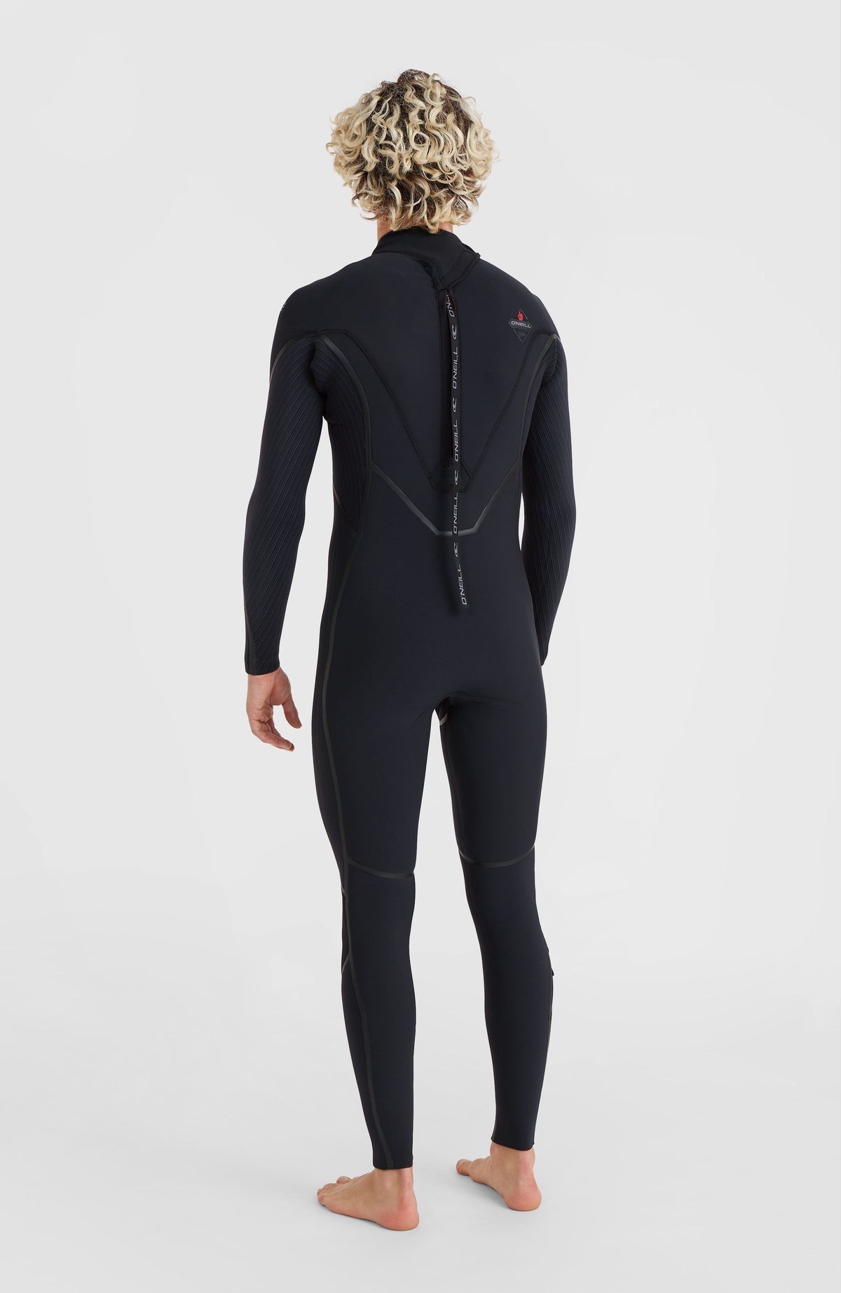 Hyperfreak Fire 4/3mm Back Zip Full Wetsuit | BLACK/BLACK