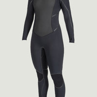 Psycho Tech 5/4mm Chest Zip Full Wetsuit | BLACK/BLACK