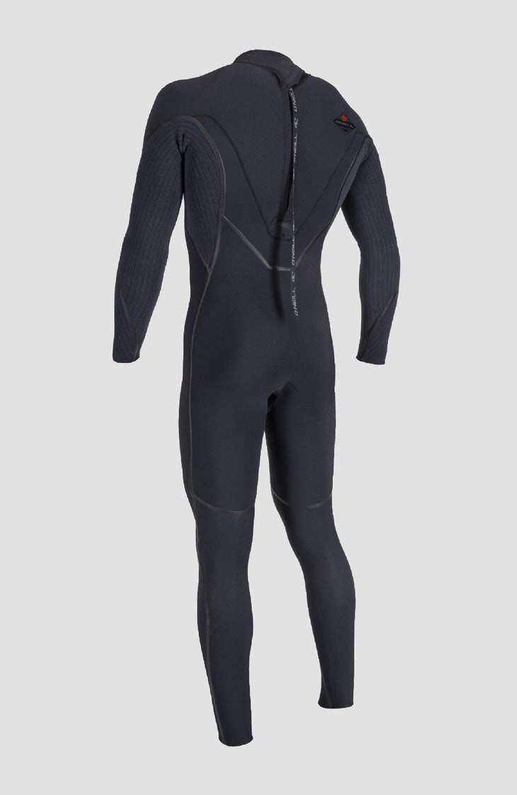 Hyperfreak Fire 5/4mm Back Zip Full Wetsuit | BLACK/BLACK