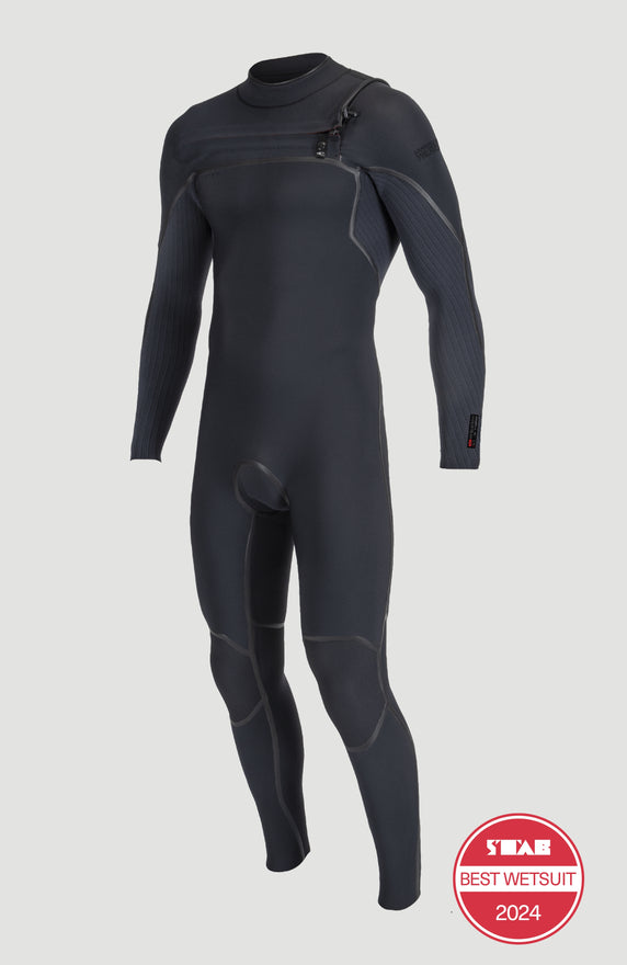 Hyperfreak Fire 4/3+mm Chest Zip Full Wetsuit | BLACK/BLACK