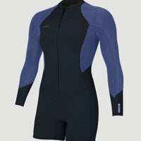 Hyperfreak 2/1.5mm Front Zip Long Sleeve Spring Wetsuit | CARBON/LILLY