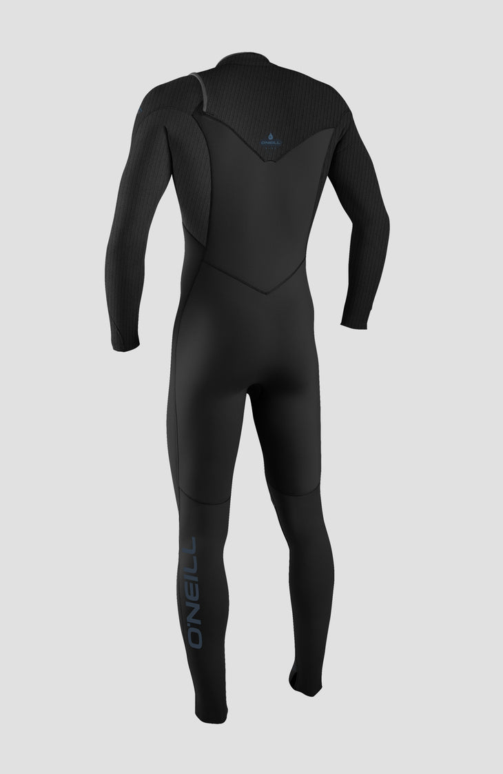 Hyperfreak Wind Plus 3/2mm Chest Zip Full Wetsuit | BLACK/BLACK