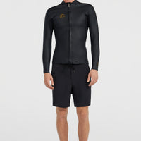 O’Riginals 2mm Beavertail Full Zip Wetsuit Jacket | BLACK/BLACK