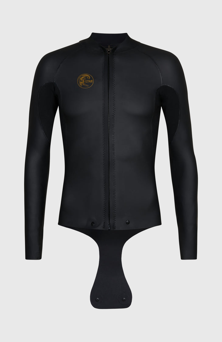O’Riginals 2mm Beavertail Full Zip Wetsuit Jacket | BLACK/BLACK
