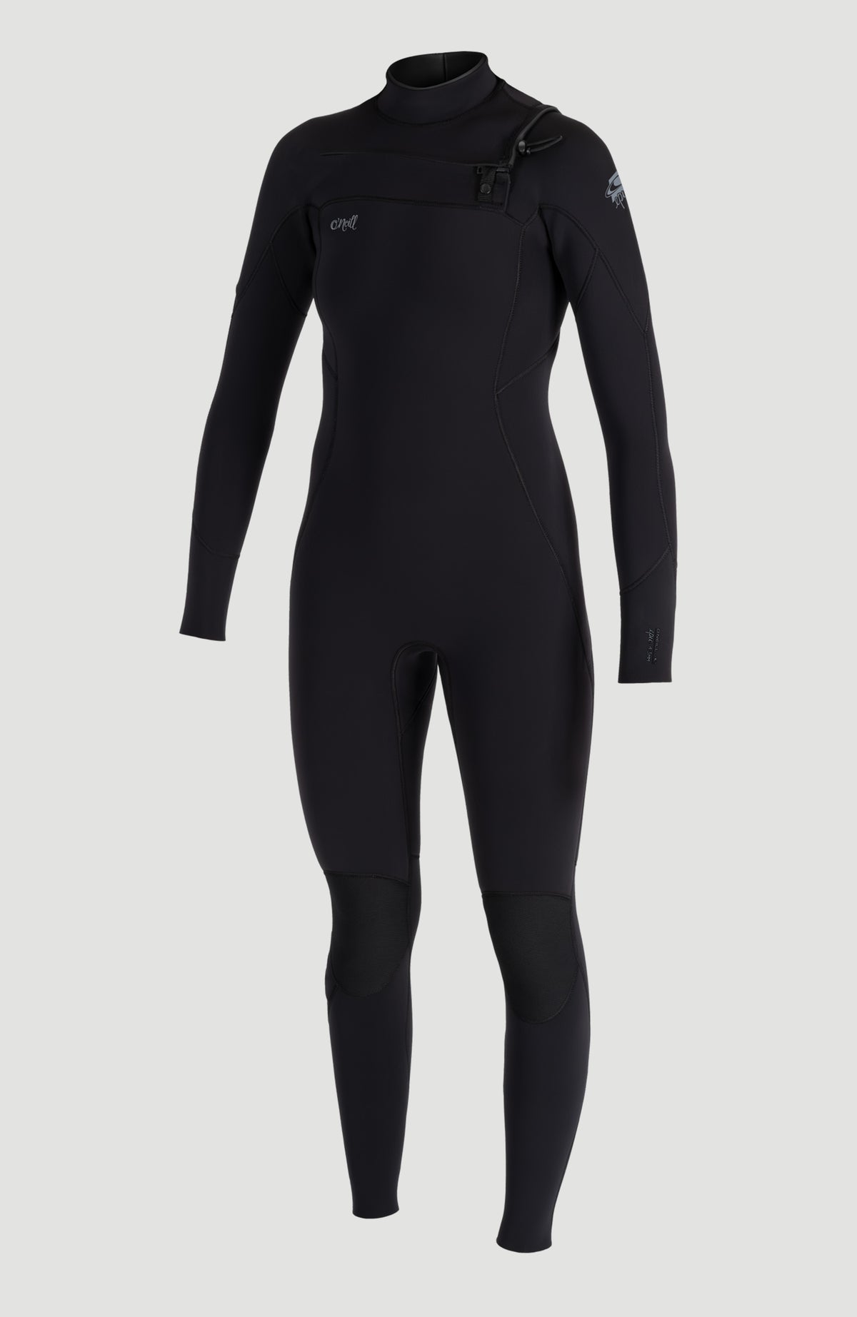 Epic 4/3mm Chest Zip Full Wetsuit | A05 BLK/BLK/BLK