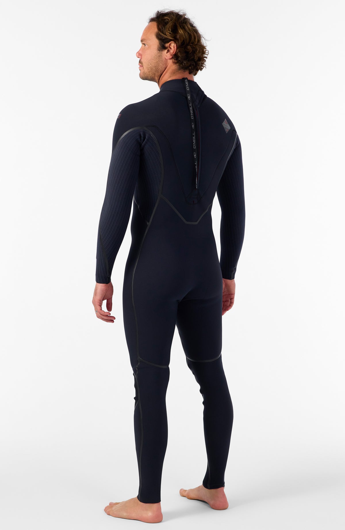 Hyperfreak Fire 4/3mm+ Back Zip Full Wetsuit | BLACK/BLACK