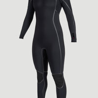 Hyperfreak Fire 4/3+mm Chest Zip Full Wetsuit | BLACK/BLACK