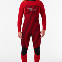 Hyperfreak Fire 4/3+mm Chest Zip Full Wetsuit | BLACK/BLACK