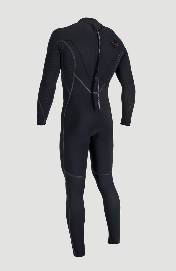 Hyperfreak Fire Plus 5/4mm Back Zip Full Wetsuit | BLACK/BLACK