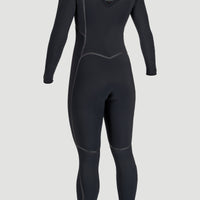 Hyperfreak Fire 5/4+mm Chest Zip Full Wetsuit | BLACK/BLACK