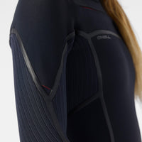 Hyperfreak Fire 5/4+mm Chest Zip Full Wetsuit | BLACK/BLACK