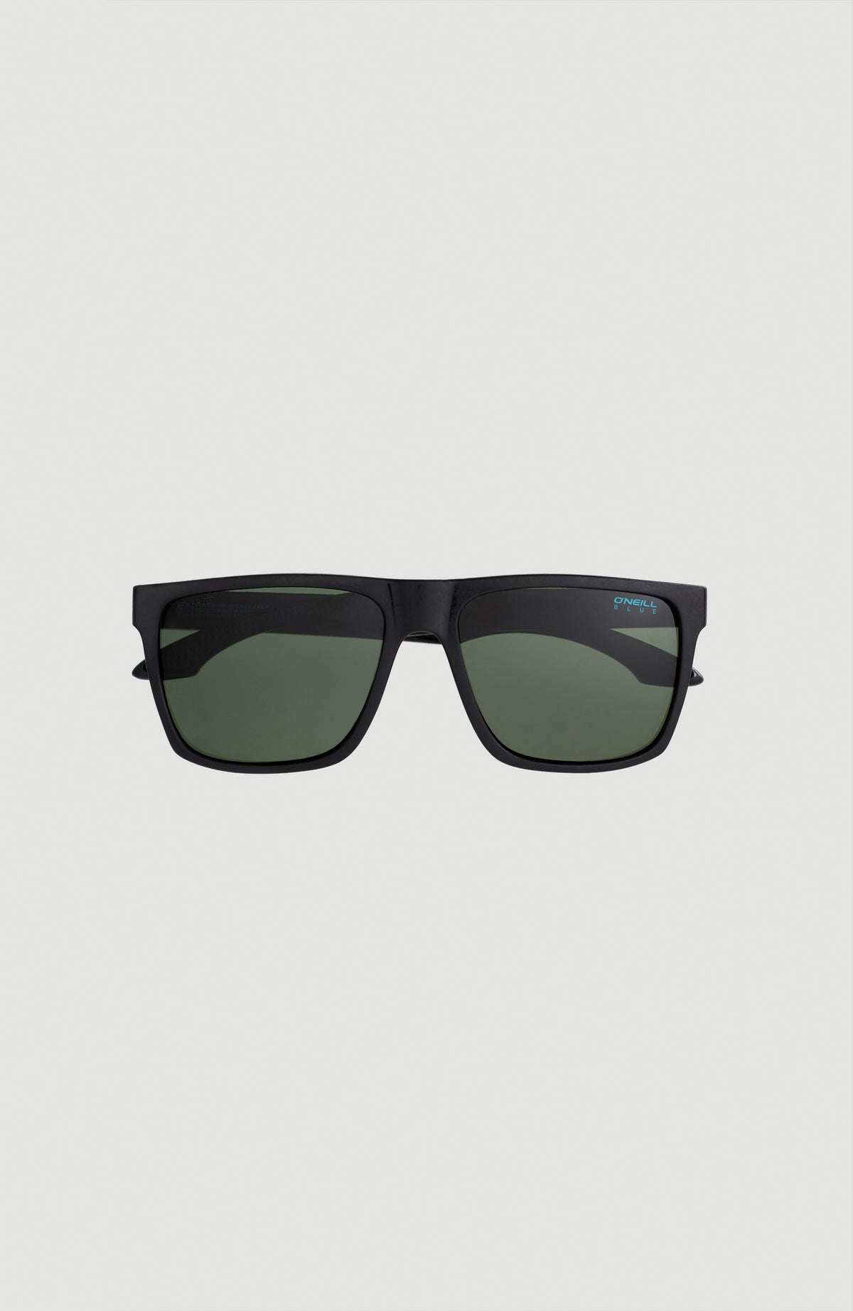 Blue Lyn Sunglasses | MATTE BLACK/ GREEN RETRO PRINT
