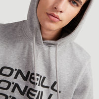 Triple Stack Hoodie | Silver Melee -A