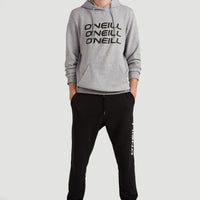 Triple Stack Hoodie | Silver Melee -A