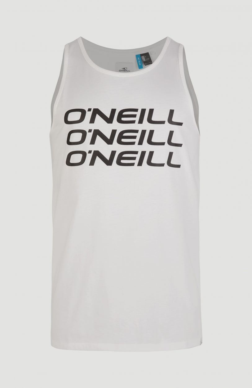 Triple Stack Tanktop | Powder White