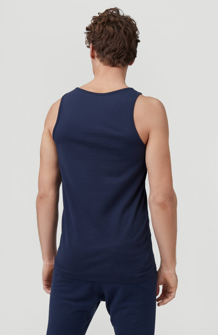 Triple Stack Tanktop | Ink Blue -A
