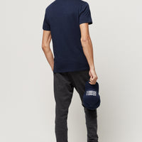 Jack's Base V-Neck T-Shirt | Ink Blue -A