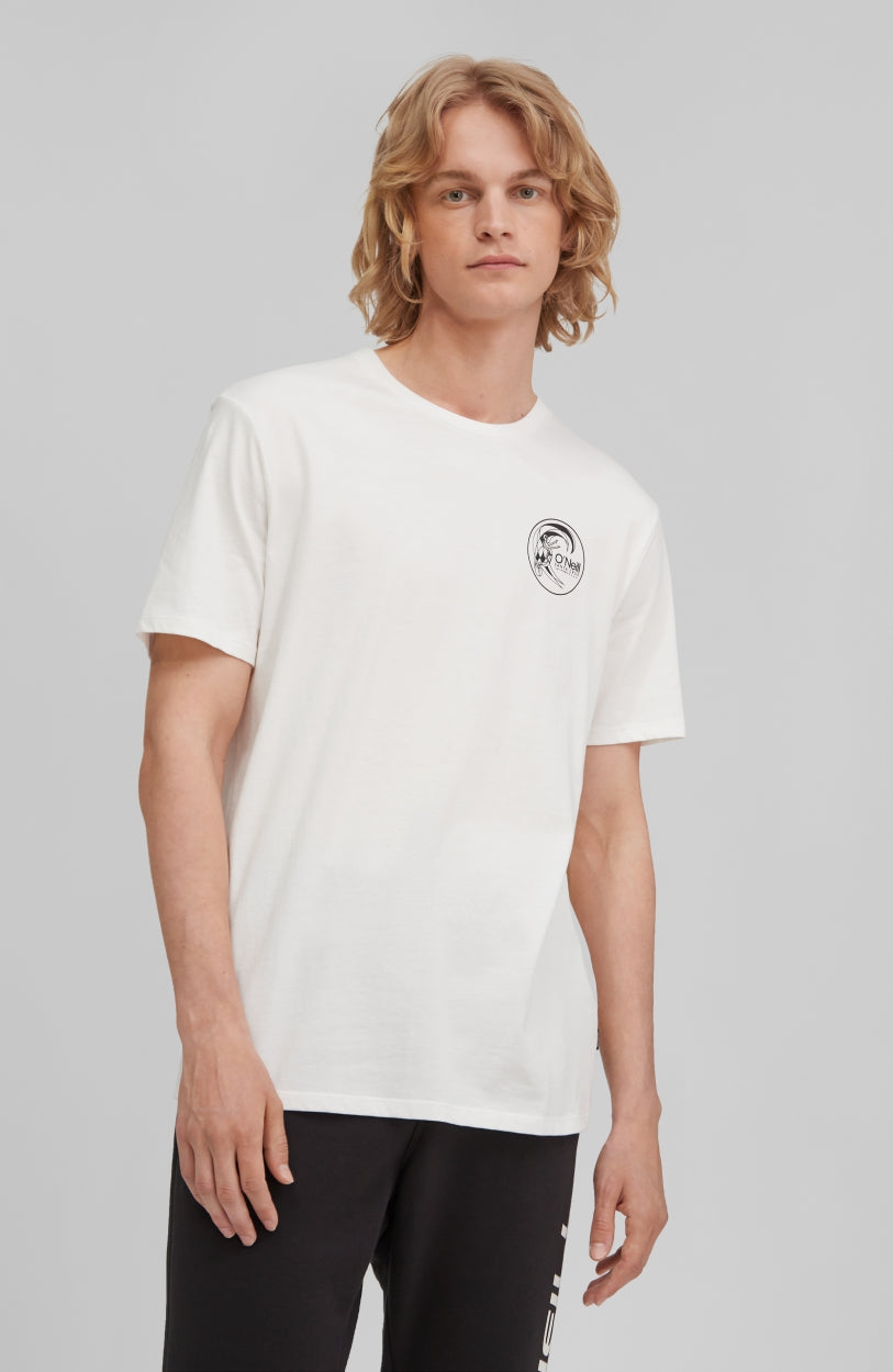 Circle Surfer T-Shirt | Powder White