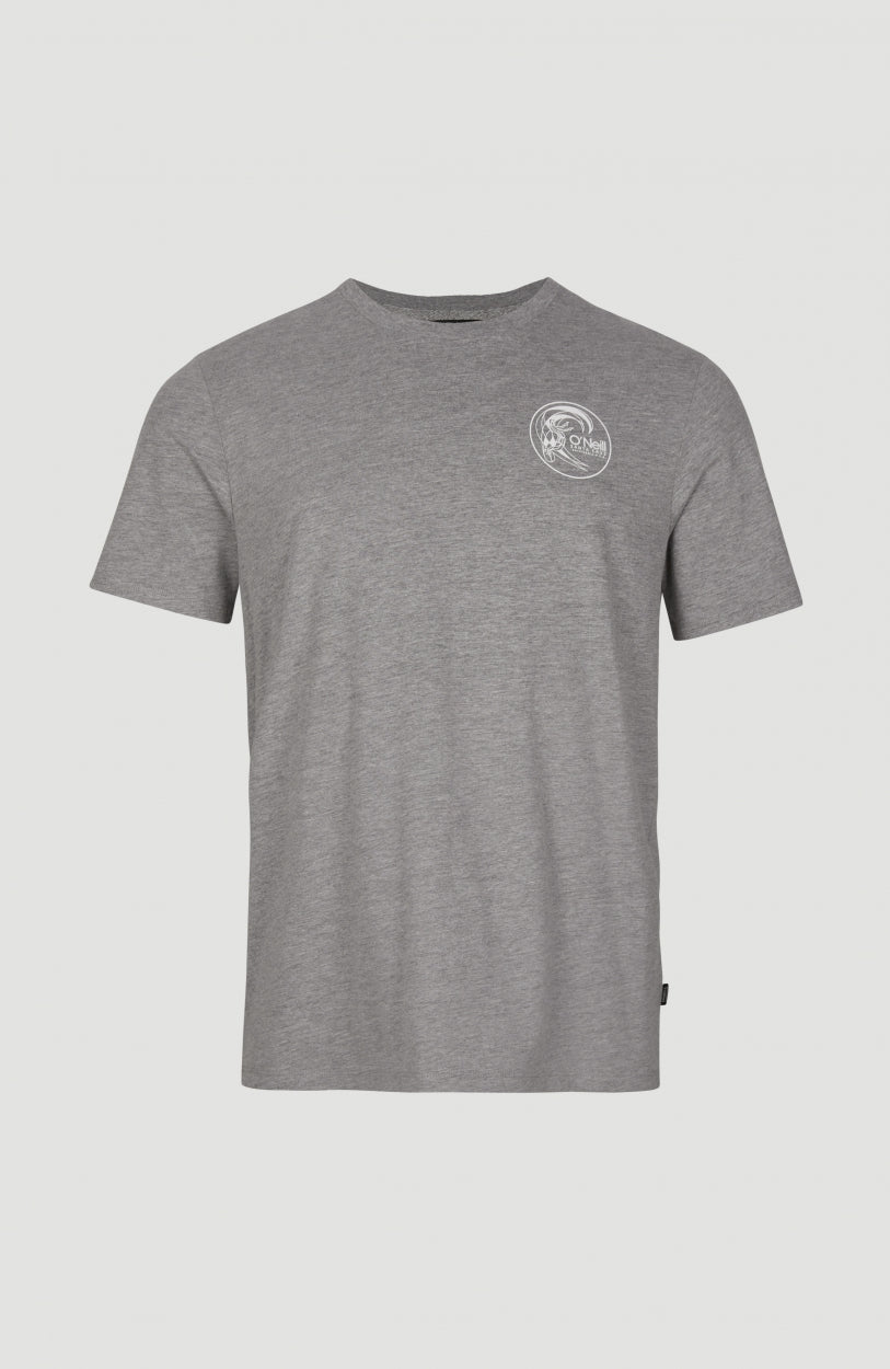Circle Surfer T-Shirt | Silver Melee -A