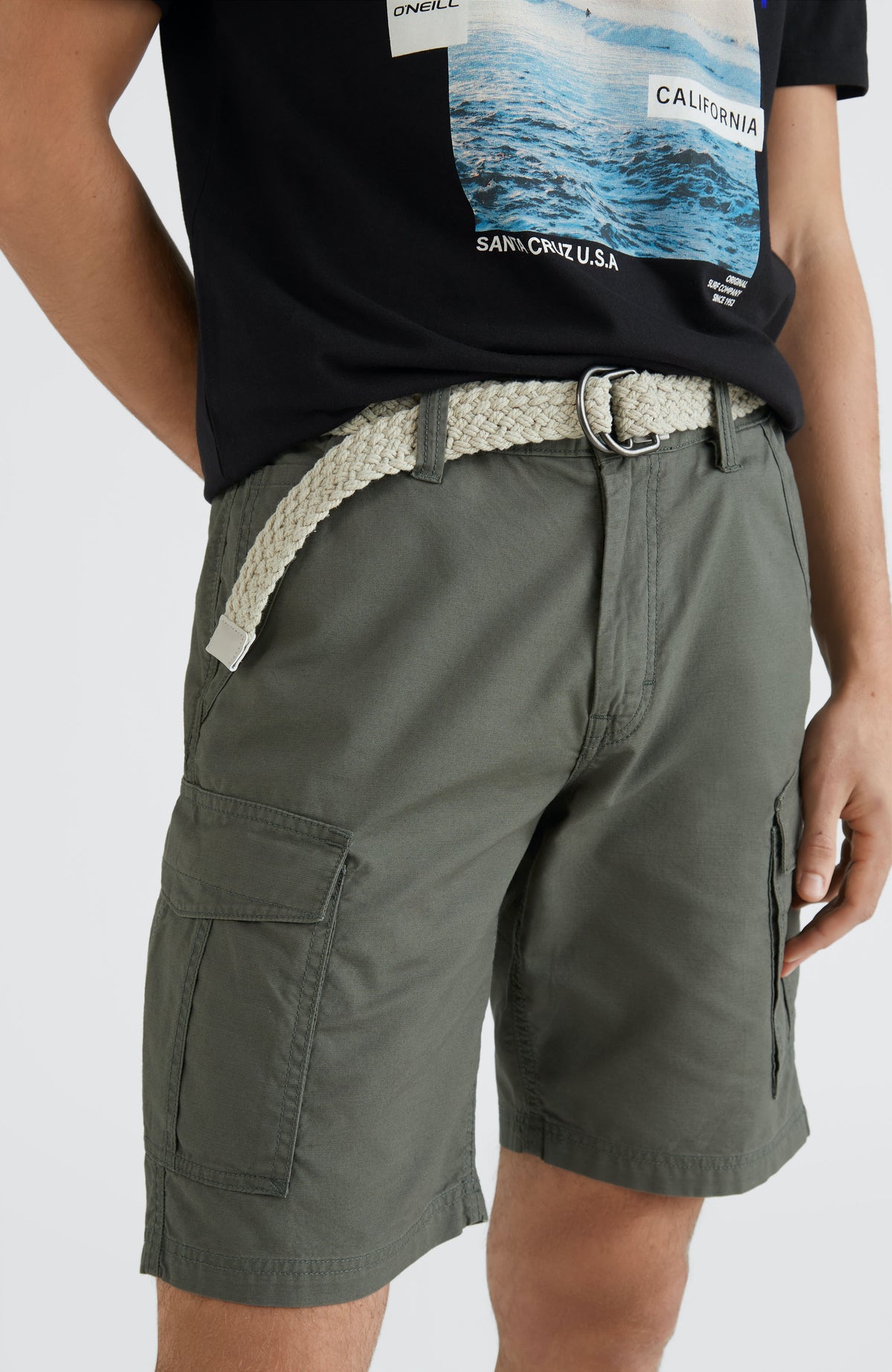 Beach Break Cargo Short | Military Green -A