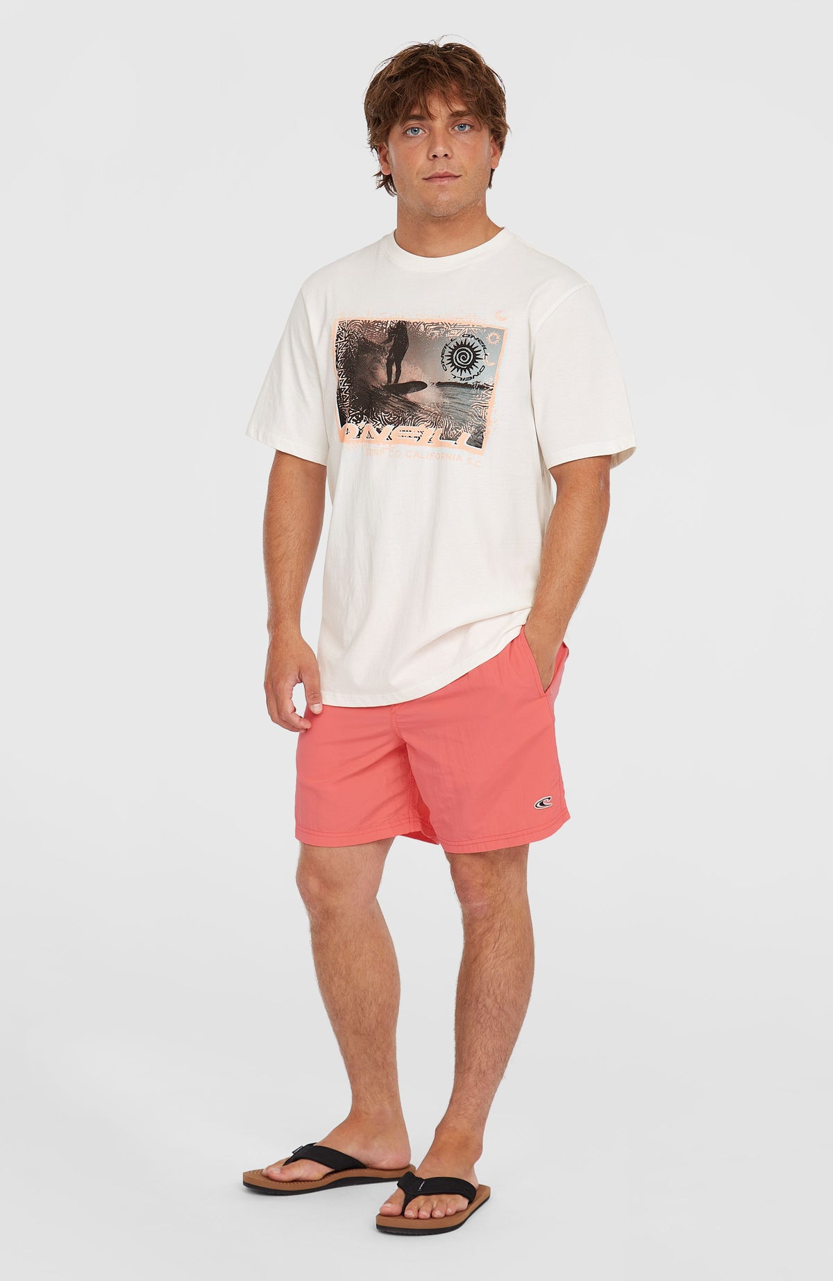 Zwemshort Vert 16'' | Georgia Peach