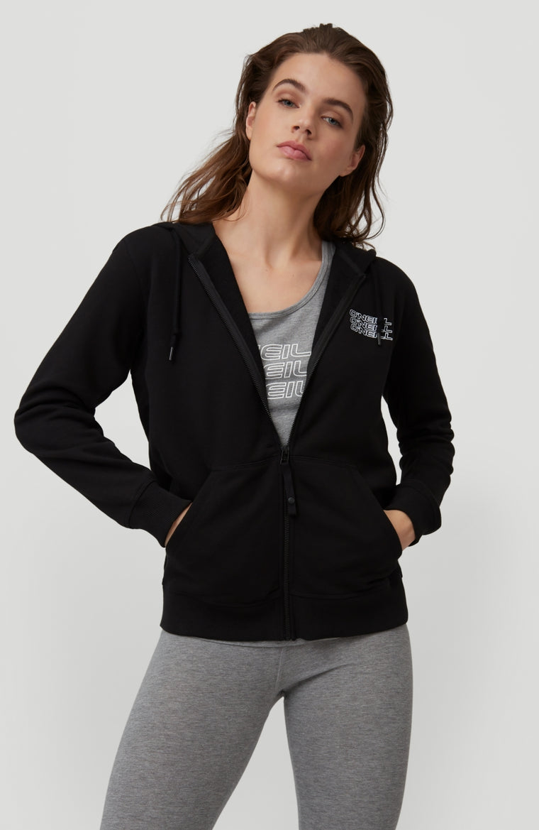 Triple Stack Full Zip Hoodie | BlackOut - A