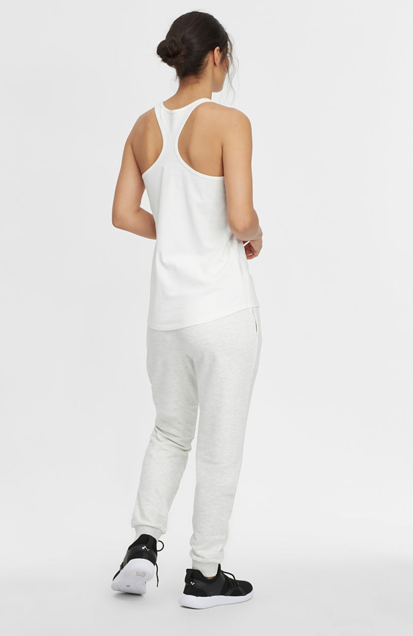 Triple Stack Racer Tanktop | Powder White