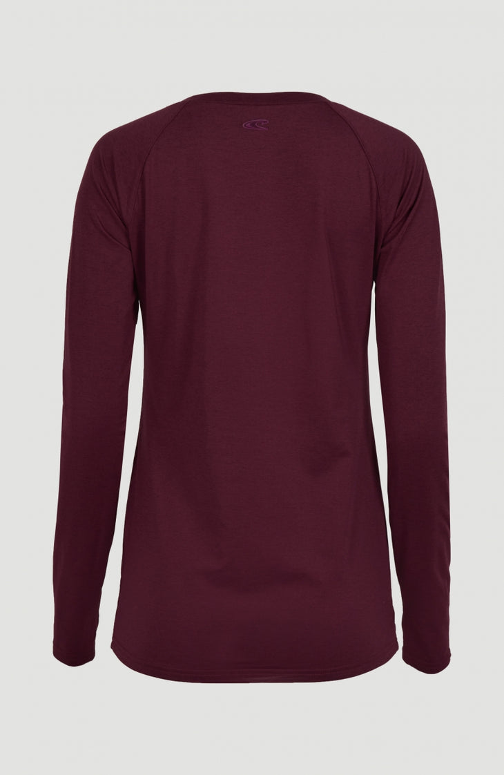 Yoga Longsleeve T-Shirt | Windsor Wine -A