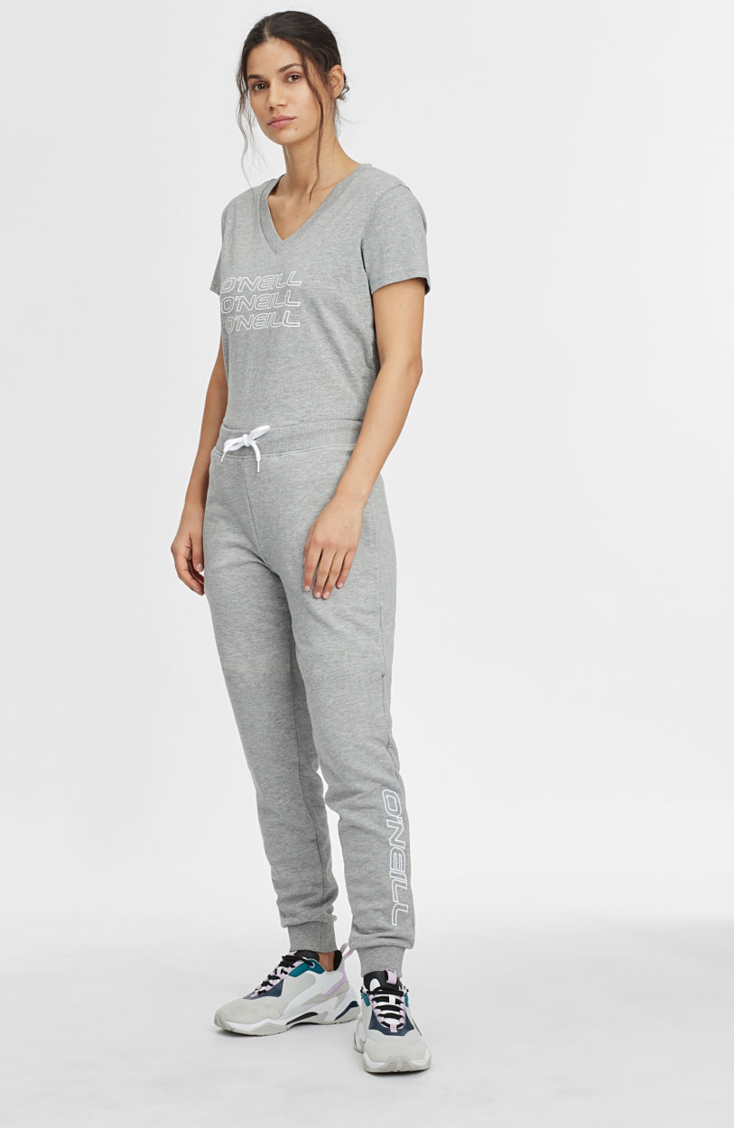 High-Waist Joggingbroek | Silver Melee -A