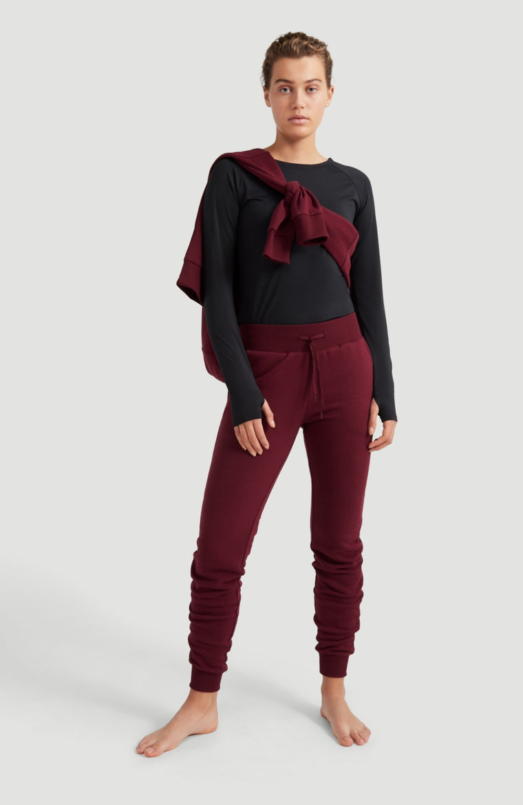 Yoga Slim Joggingbroek | Windsor Wine -A