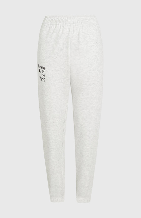 Women of the Wave joggingbroek | White Melange