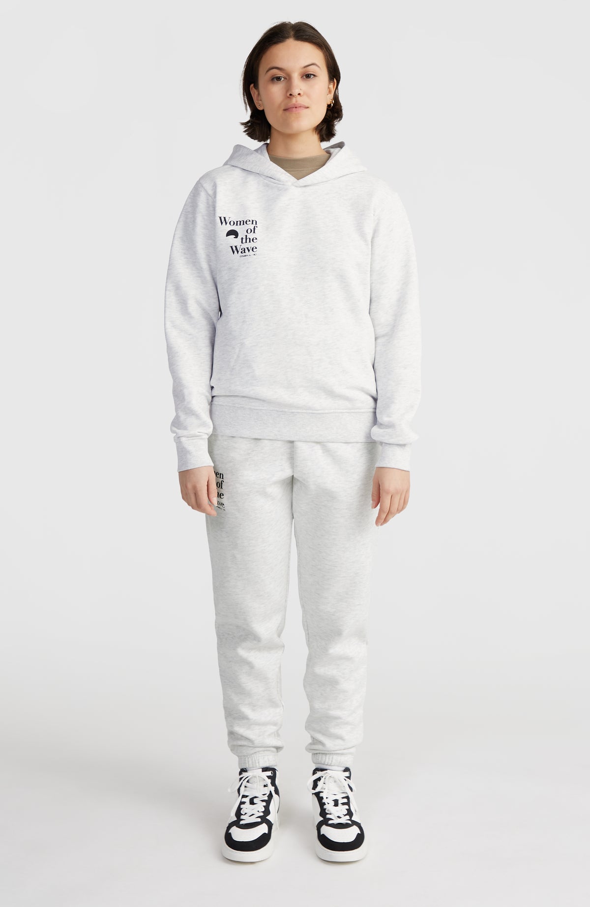 Women of the Wave hoodie | White Melange