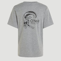 Circle Surfer T-Shirt | Silver Melee