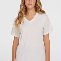 T-shirt Essentials met V-hals | Snow White