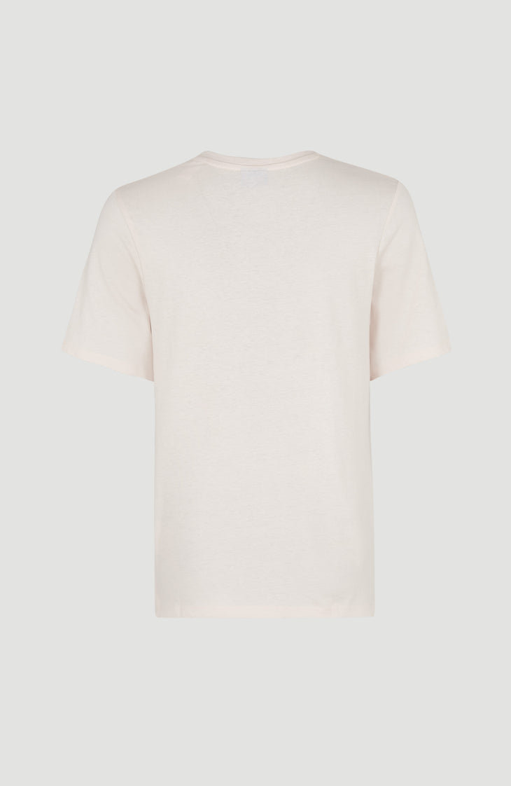 T-shirt Essentials met V-hals | Peach Whip