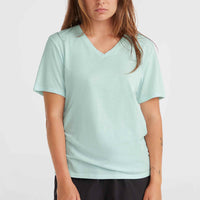 T-shirt Essentials met V-hals | Soothing Sea