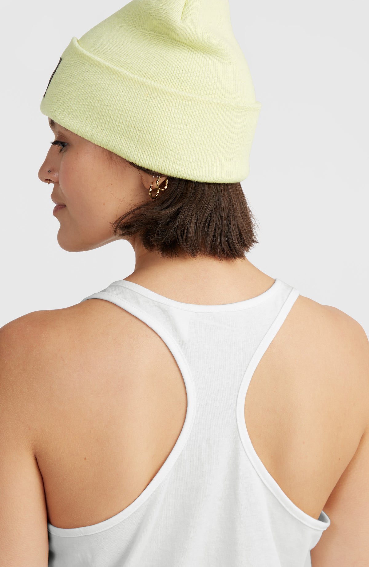 Tanktop Essentials Racer Back | Snow White