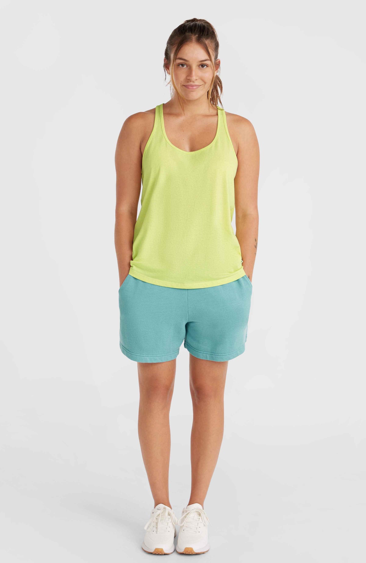 Tanktop Essentials Racer Back | Sunny Lime