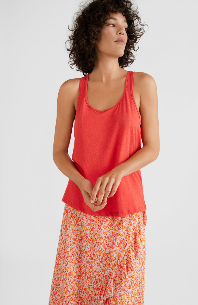 Tanktop Essentials Racer Back | Sunrise Red