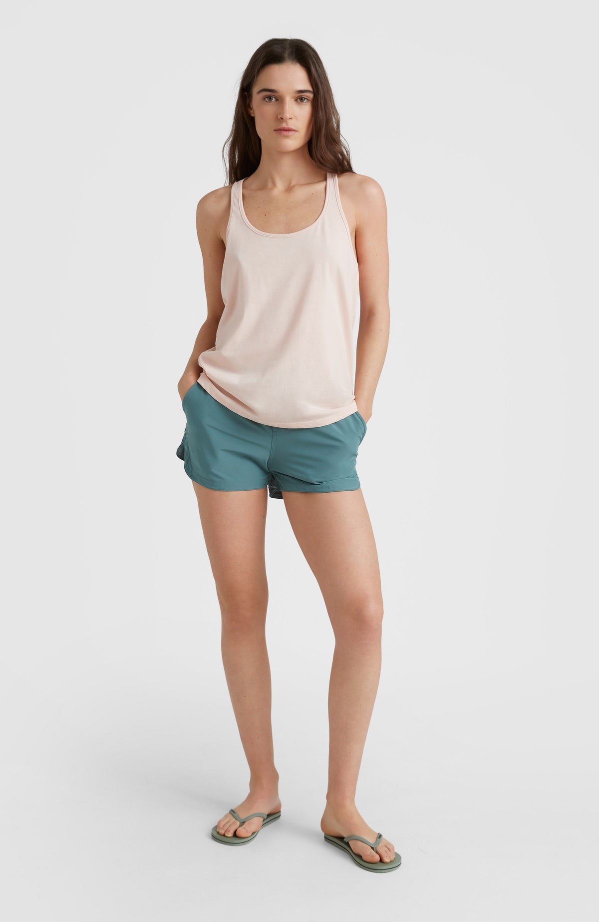 Tanktop Essentials Racer Back | Peach Whip