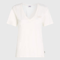 Essentials T-shirt met V-hals | Snow White