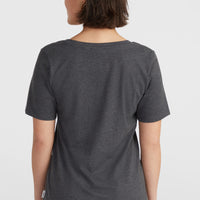 Essentials T-shirt met V-hals | Black Out