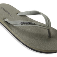 Slippers Profile Small Logo | Military Green