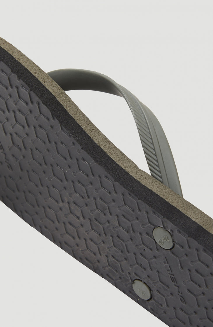 Slippers Profile Small Logo | Military Green