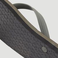 Slippers Profile Small Logo | Military Green
