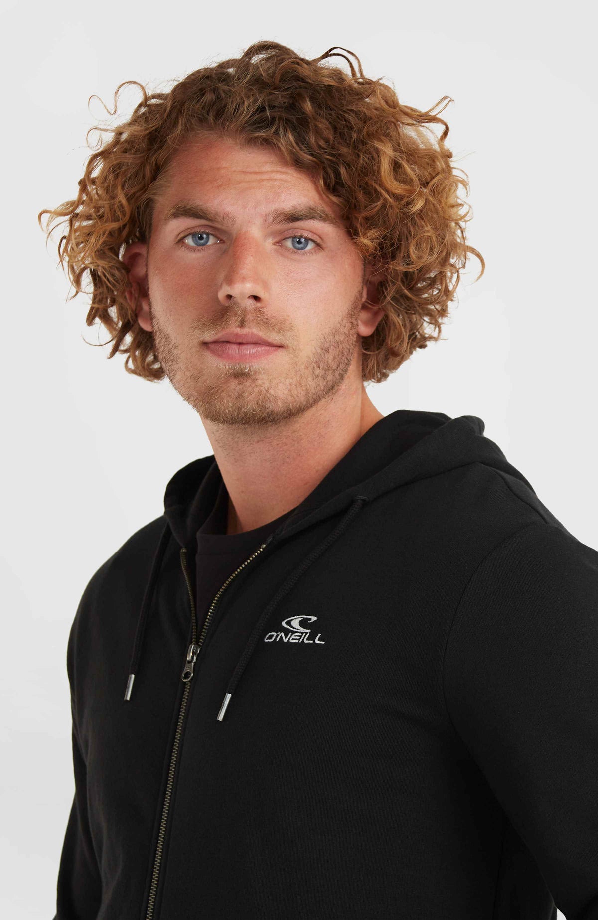 O'Neill Small Logo capuchonvest met volledige rits | Black Out