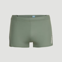 Solid Zwembroek | Deep Lichen Green