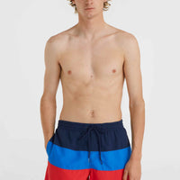 Frame Block Swim Short | Red Multi 2