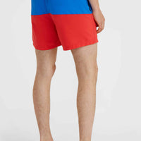 Frame Block Swim Short | Red Multi 2